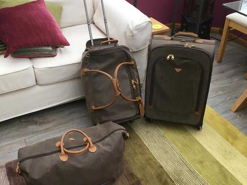 Jump Luggage - one wheeled case, a wheeled holdall and a holdall