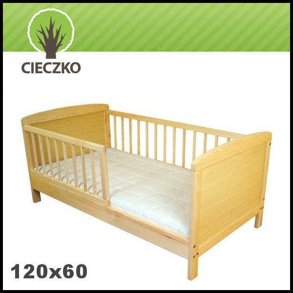 Junior Toddler Bed 140x70 Pine or White - Mattresses options