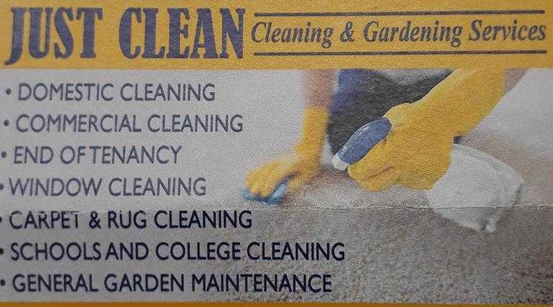 Just clean cleaning and gardening services