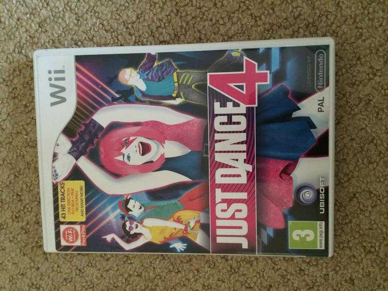 Just dance 4 wii game