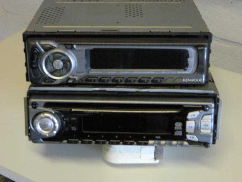 JVC car radiocd player plus Kenwood car radio