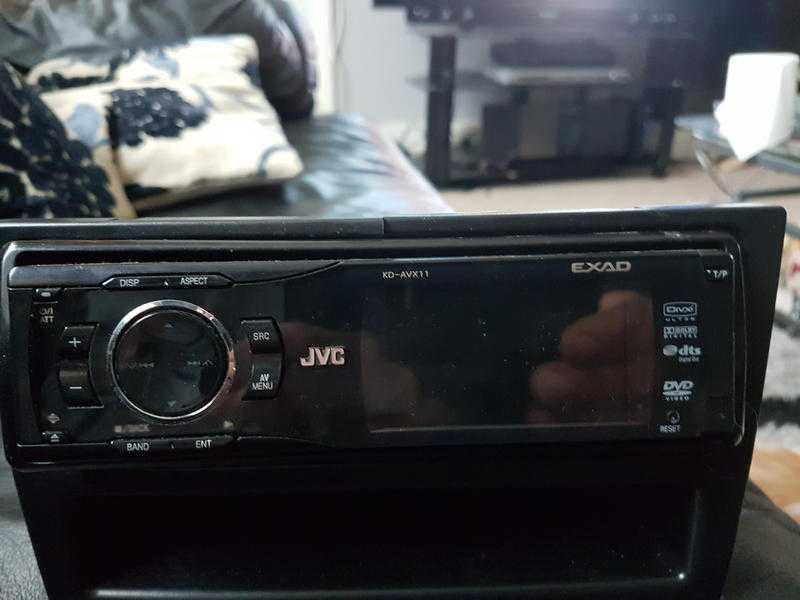 jvc EXAD KD  AVX11 CAR RADIO CD DVD PLAYER