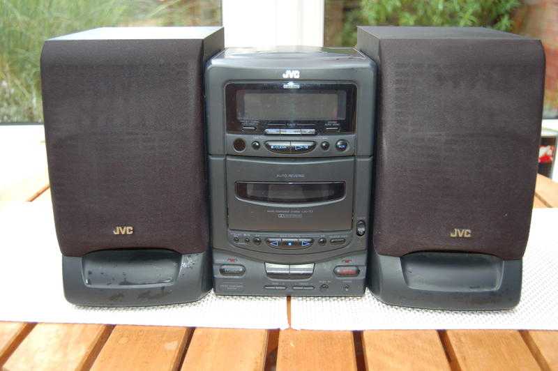 JVC Midi Stereo Unit with Radio and Cassette, CD Not Working.