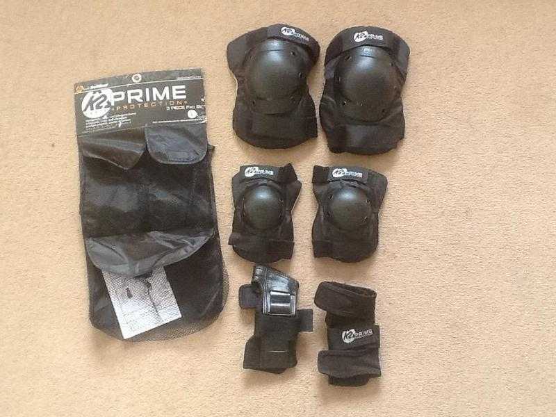 K2 wrist guards  elbow and knee pads