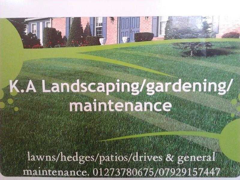 K.A Gardening and Landscaping services