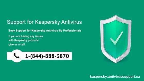 Kaspersky antivirus Support is available 247