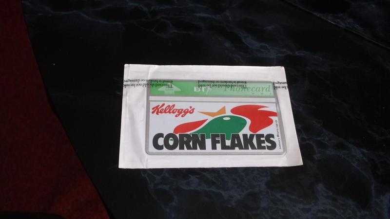 Kelloggs Corn Flakes Phone Card