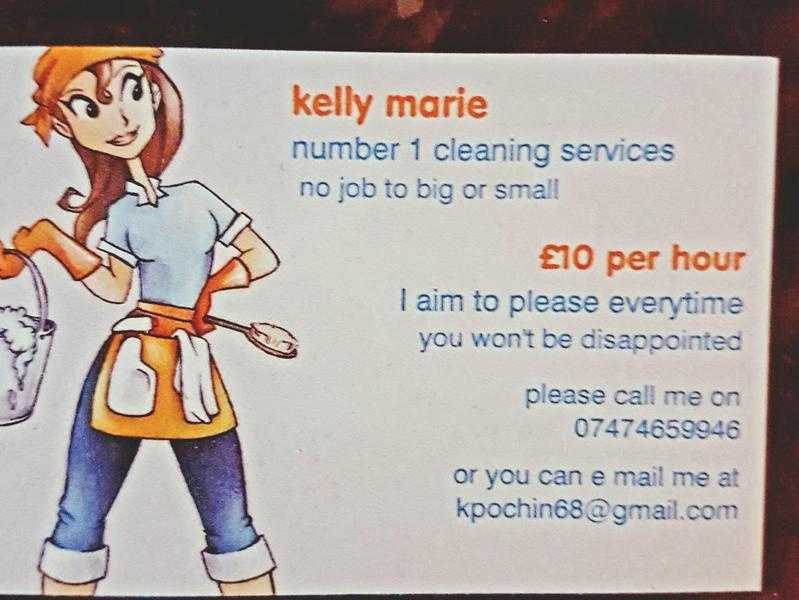 Kelly Marie number 1 cleaning services