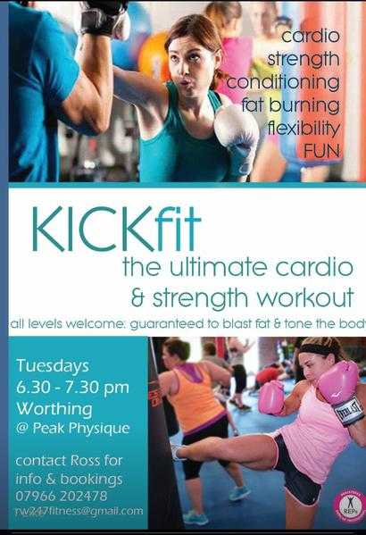 KickFit Martial Arts inspired fitness class