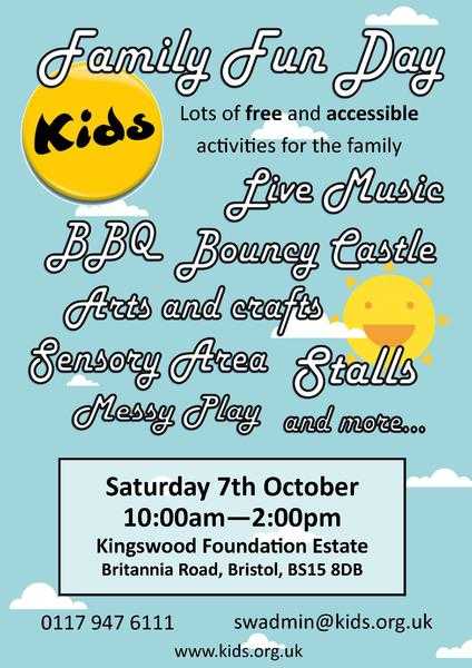 KIDS Family Fun Day - Free and accessible fun for the whole family