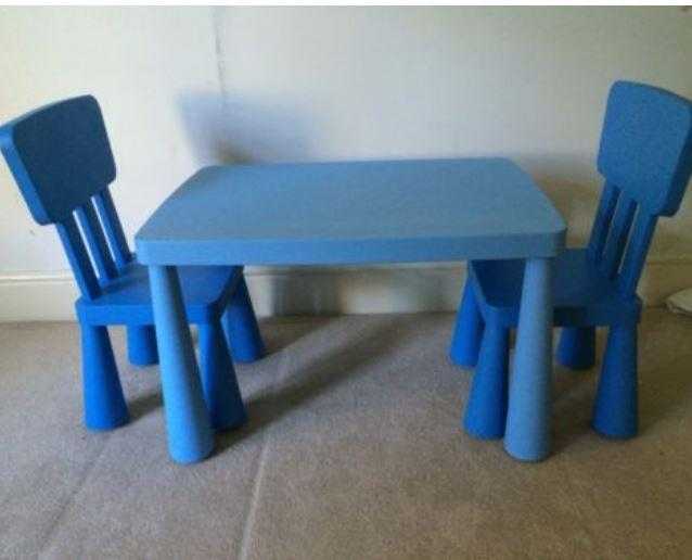 Kids Ikea Mammut table amp chairs