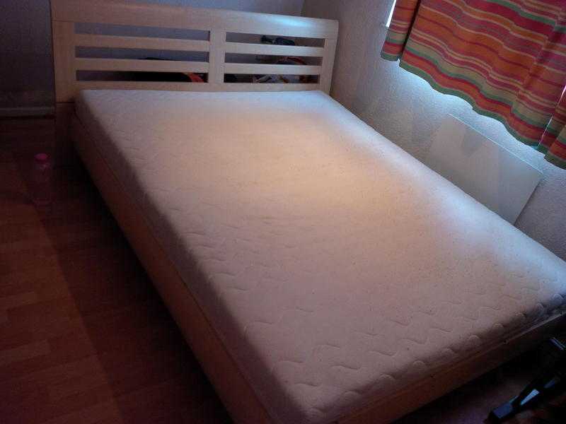 King size bed and mattress