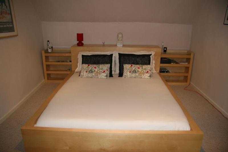 King Size Bed with Memry Foam Mattress amp Matching Furniture