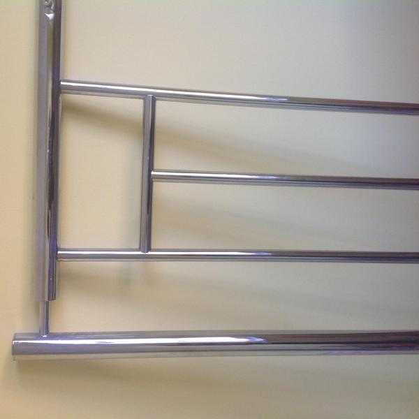 King size chrome bed