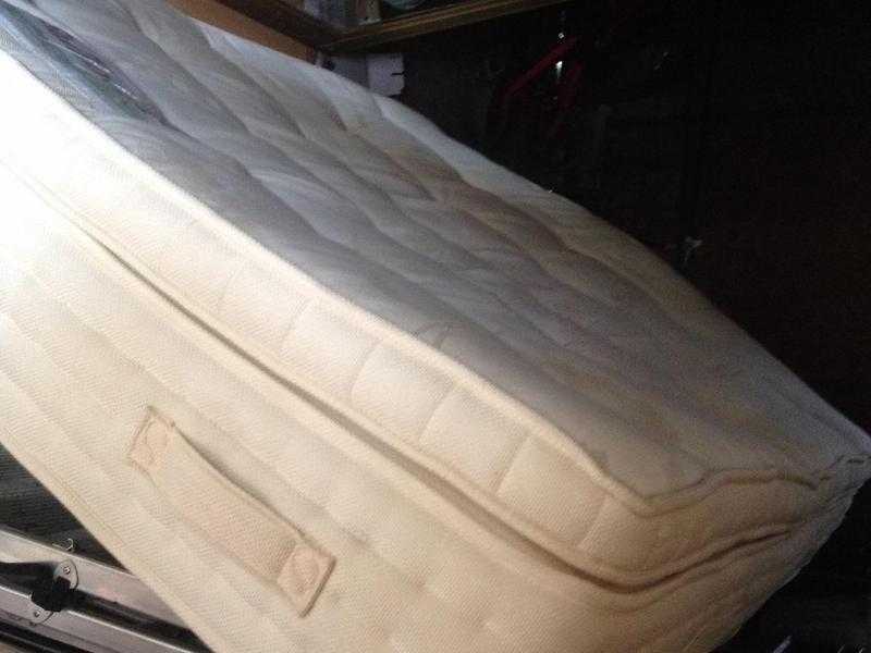 King size divan bed and mattress.