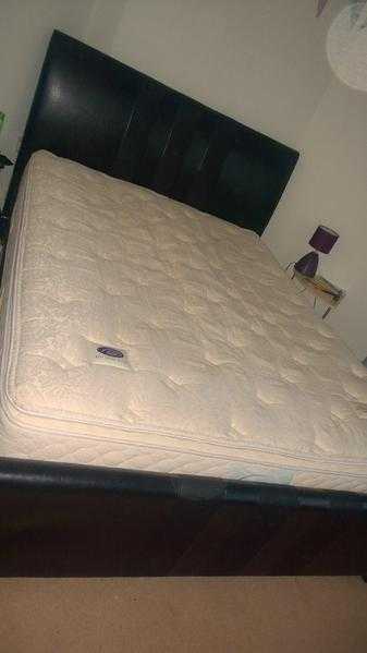 King Size Faux leather amp Ortho Mattress