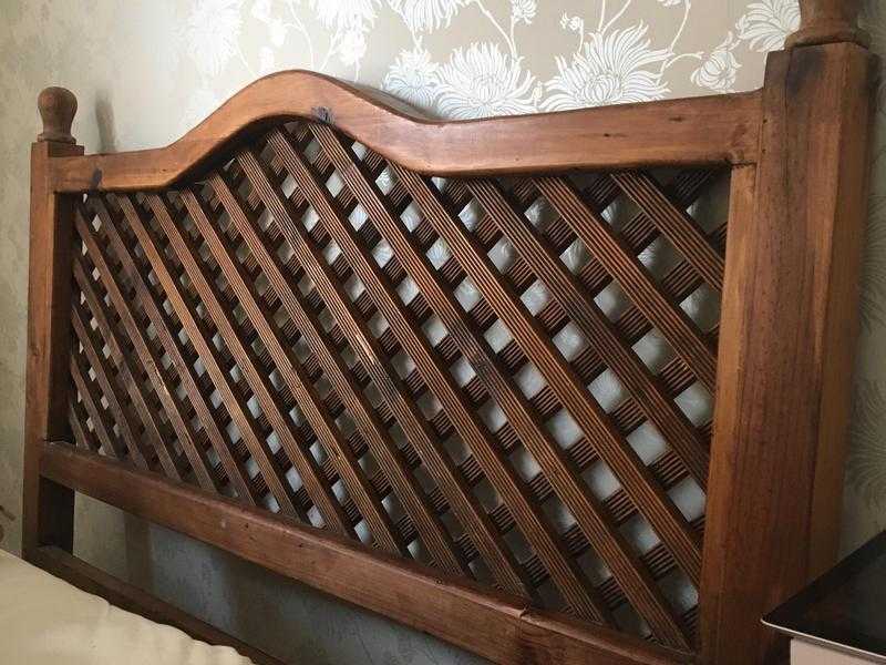 King Size Headboard - Unique Handcrafted Mexican Pine