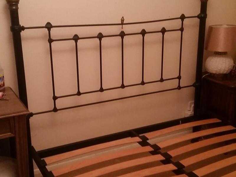 King size metal bed frame