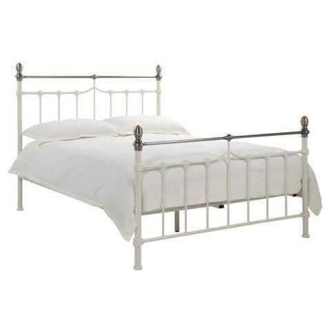 King size Metal bed with Mattress