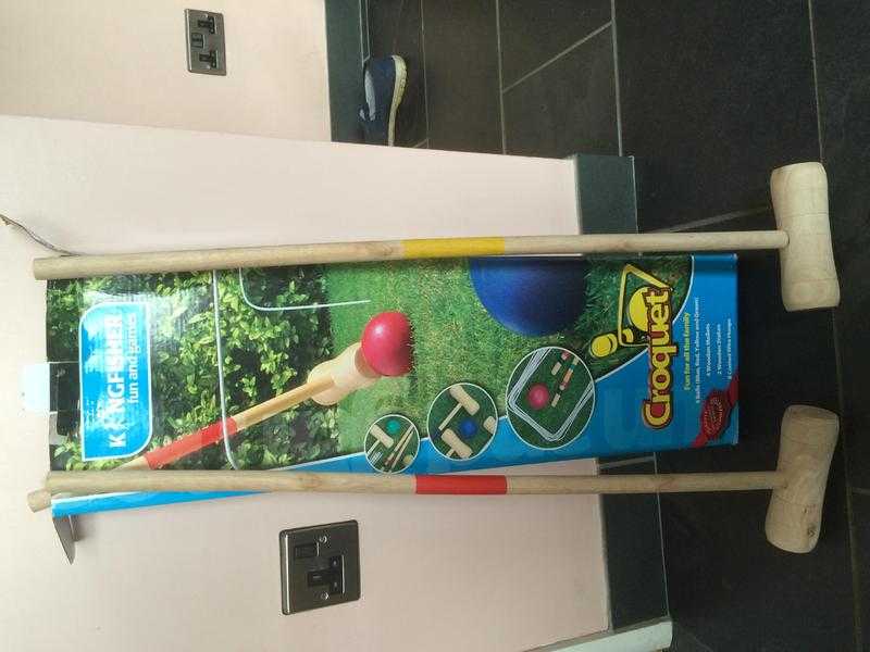 Kingfisher croquet set