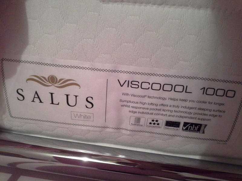 kingsize SALUS VISCOOL 1000 MATTRESS - open to offers