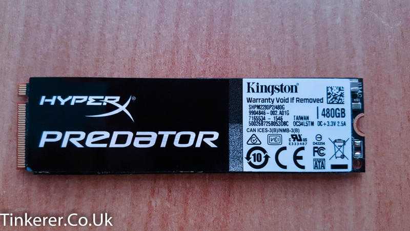 Kingston HyperX 480 GB Internal  M.2 228 SSD