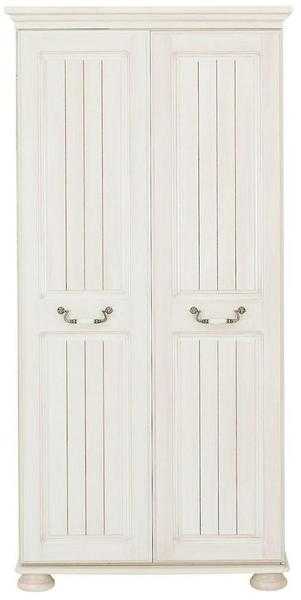 Kingstown Signature Washed Cream Wardrobe - 2 Door