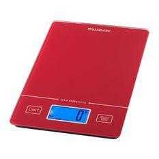 Kitchen Master Electronic Kitchen Scale  Red