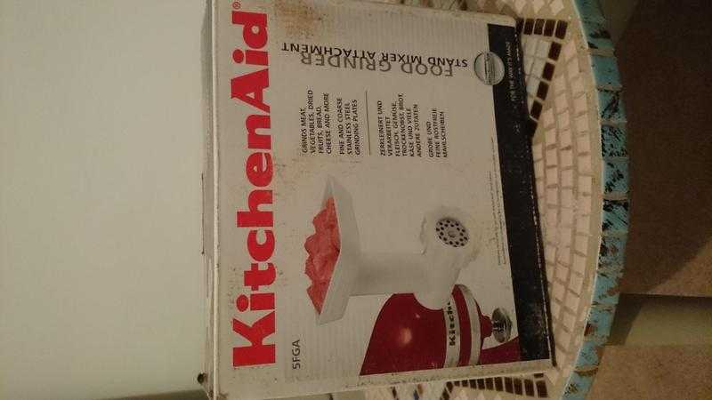 Kitchenaid food grindersausage maker