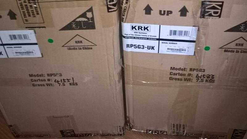 KRK RP5 RoKit G3 BRAND NEW