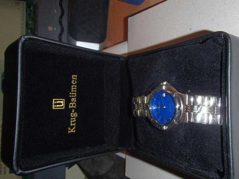 Krug Baumen  Gents Revelation Blue Watch