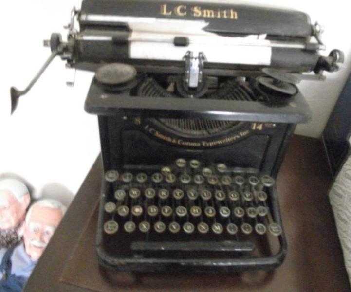 L C Smith  typewriter