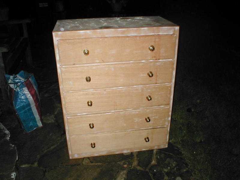 l980039S whitewood Chest of Drawers