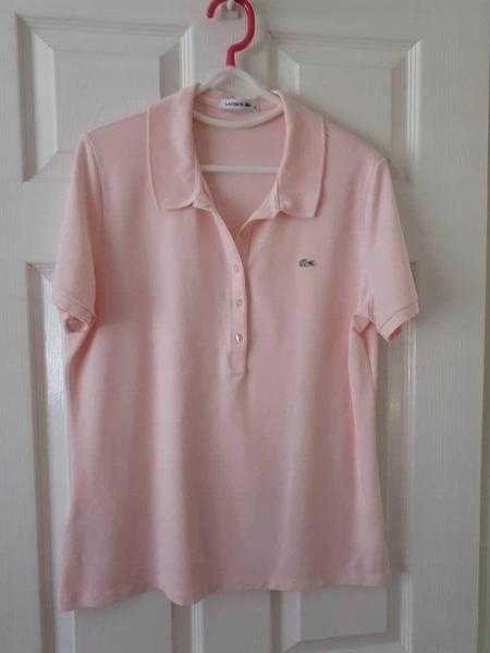 Lacoste Pink Polo Shirt