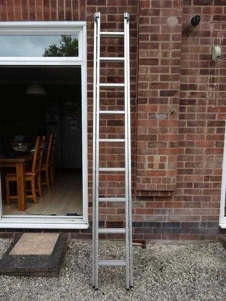 ladder 2 section 2 x 2.1 m