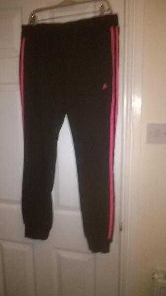 Ladies Addidas tracksuit bottoms size 1012