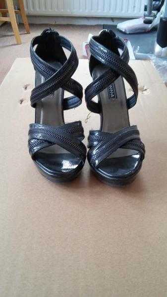 Ladies Black High Heel Shoes Uk 4