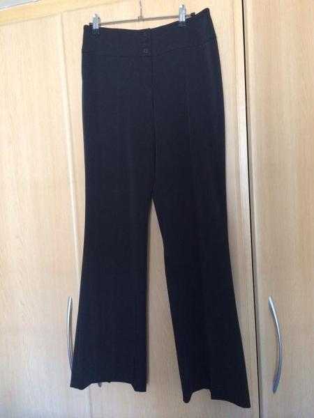 Ladies black Red Herring trousers size 10