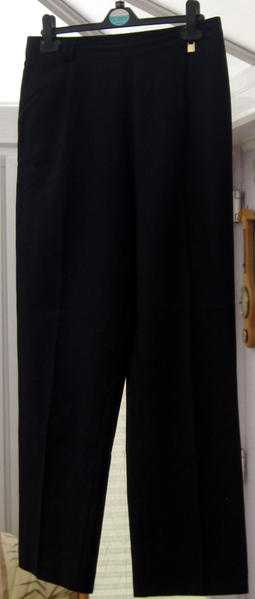 Ladies black trousers - size 14