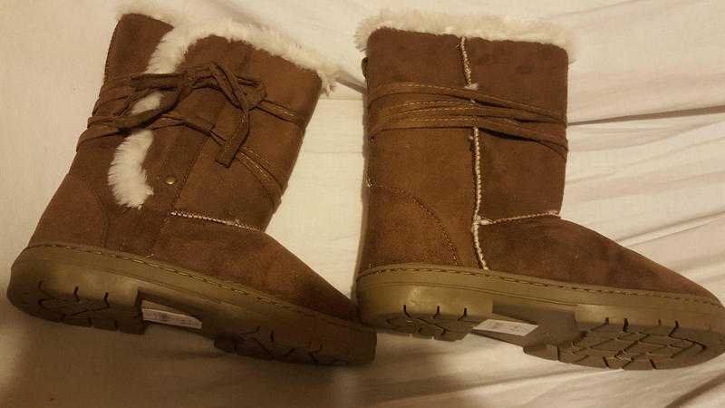 ladies brown ankle-sude-boots 5