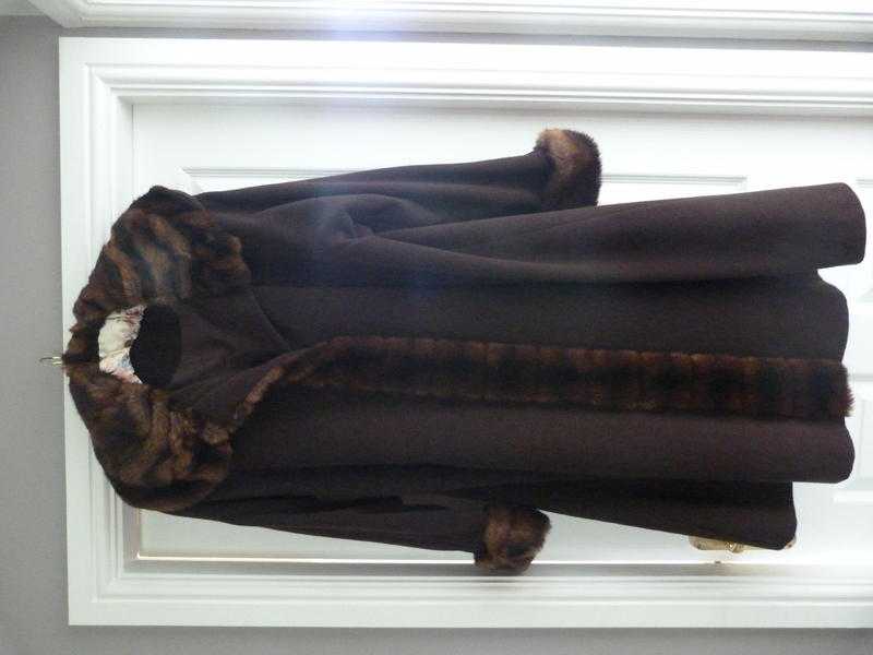 Ladies Brown winter coat