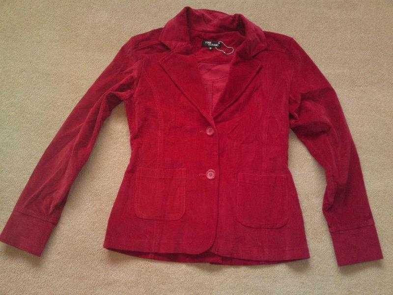 Ladies cord suit style jacket