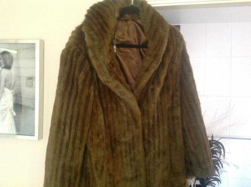 Ladies faux fur coat