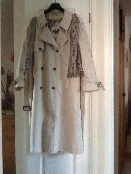 Ladies full length raincoat