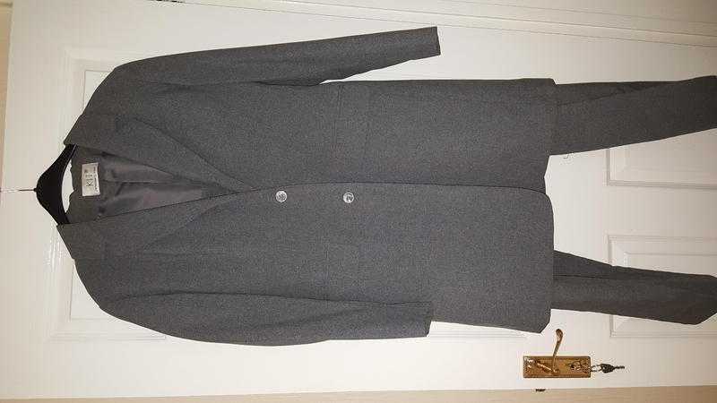 ladies grey trouser suit