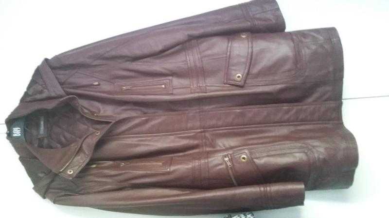 Ladies leather coat