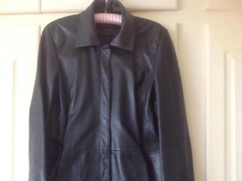 Ladies leather coat