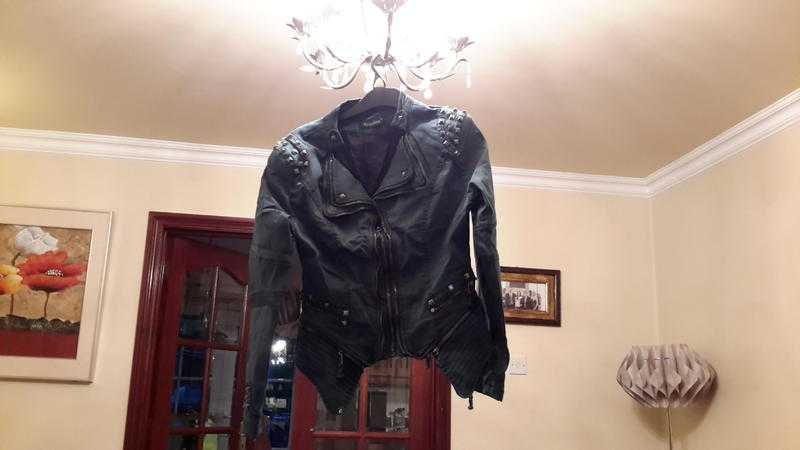 Ladies leather effect jacket for sale.