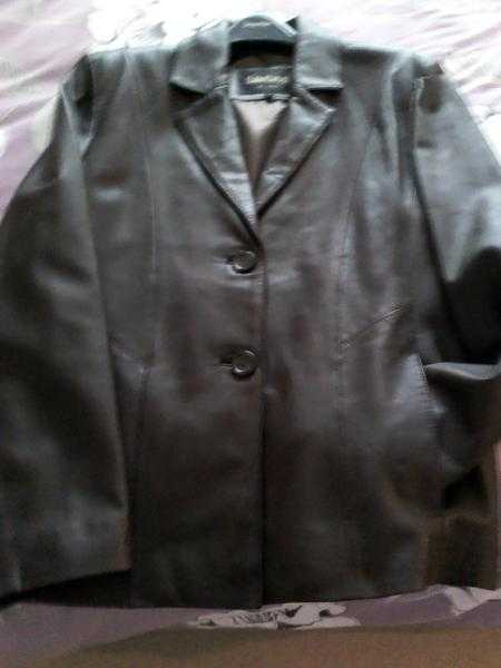 Ladies leather jacket