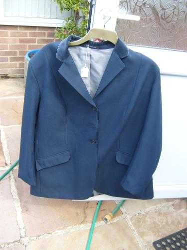 Ladies Navy Show Jumping Jacket